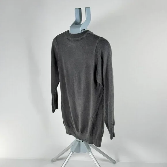 Modcloth Charcoal 3/4 Sleeve Sweater - Picture 4 of 8